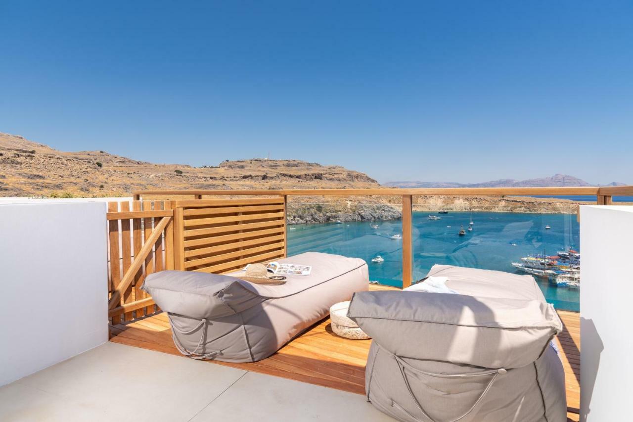 Lindian Ethos Villa Líndos Exteriör bild