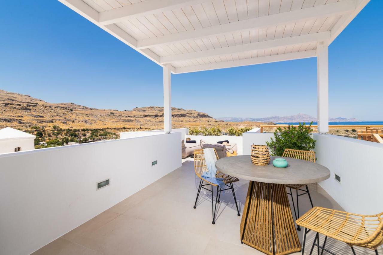 Lindian Ethos Villa Líndos Exteriör bild